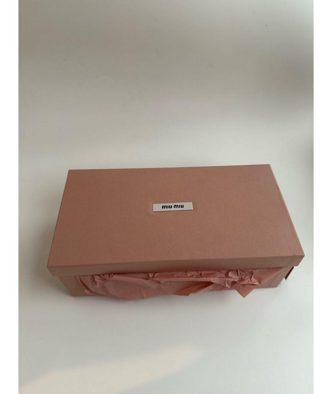 MIU MIU Черные кожаные лоферы, фото 7