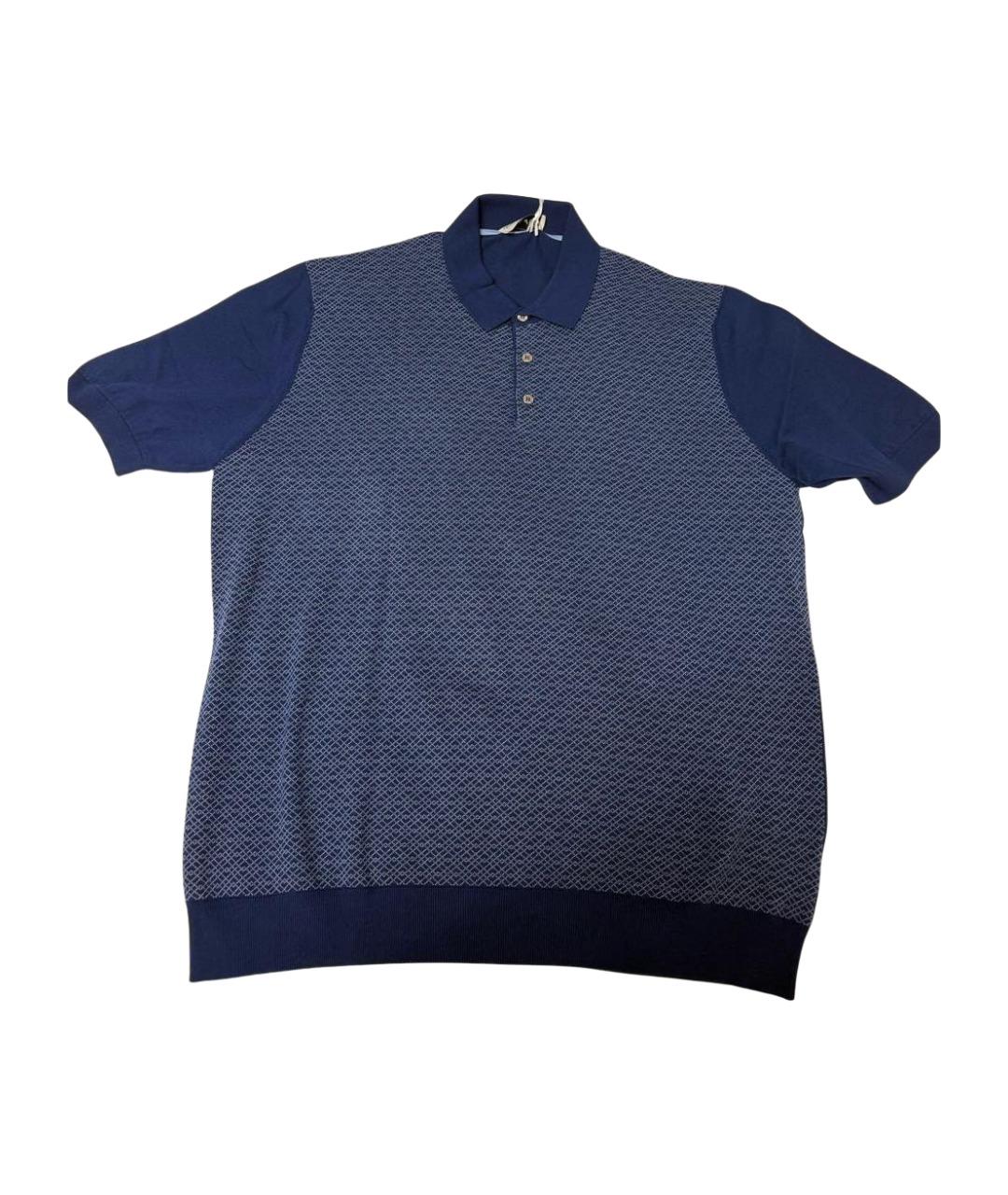 Castello d'Oro Темно-синий хлопковый джемпер / свитер, фото 1