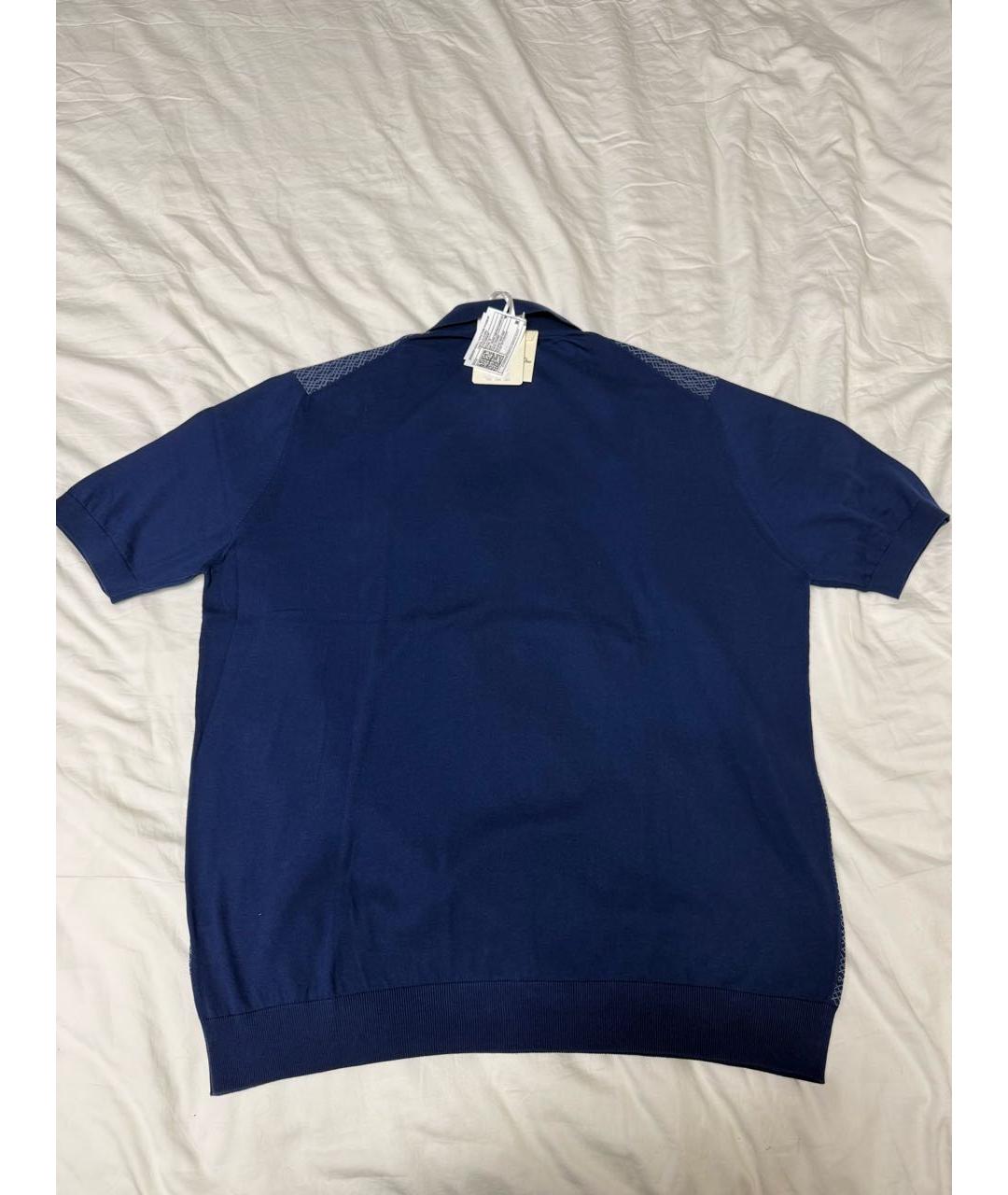 Castello d'Oro Темно-синий хлопковый джемпер / свитер, фото 2
