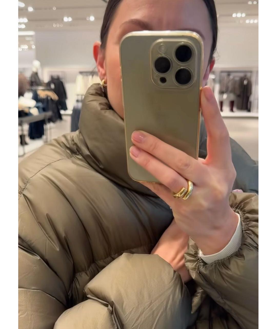 ARKET Золотое латунное кольцо, фото 6