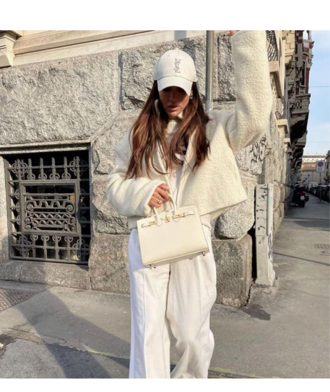 SAINT LAURENT Серая хлопковая кепка, фото 2