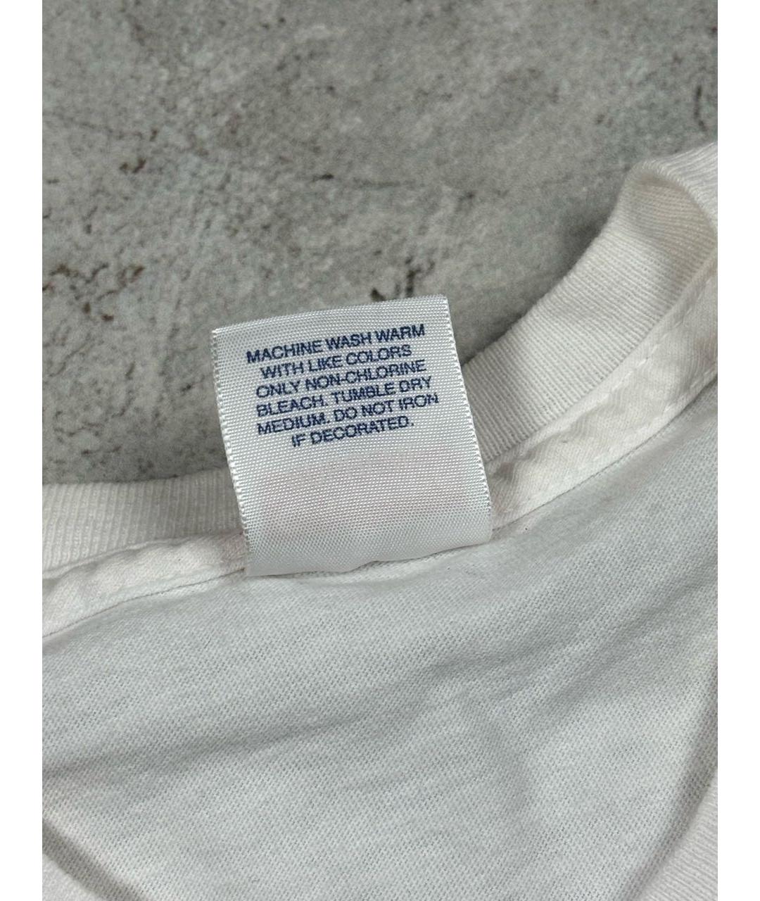 SUPREME Белая хлопковая футболка, фото 5