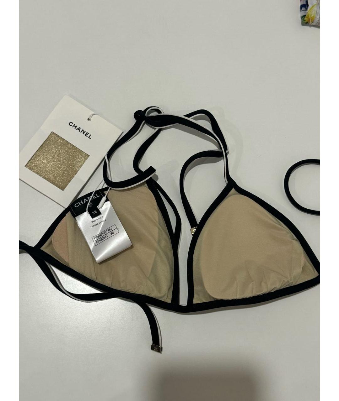 CHANEL Золотой купальник, фото 2
