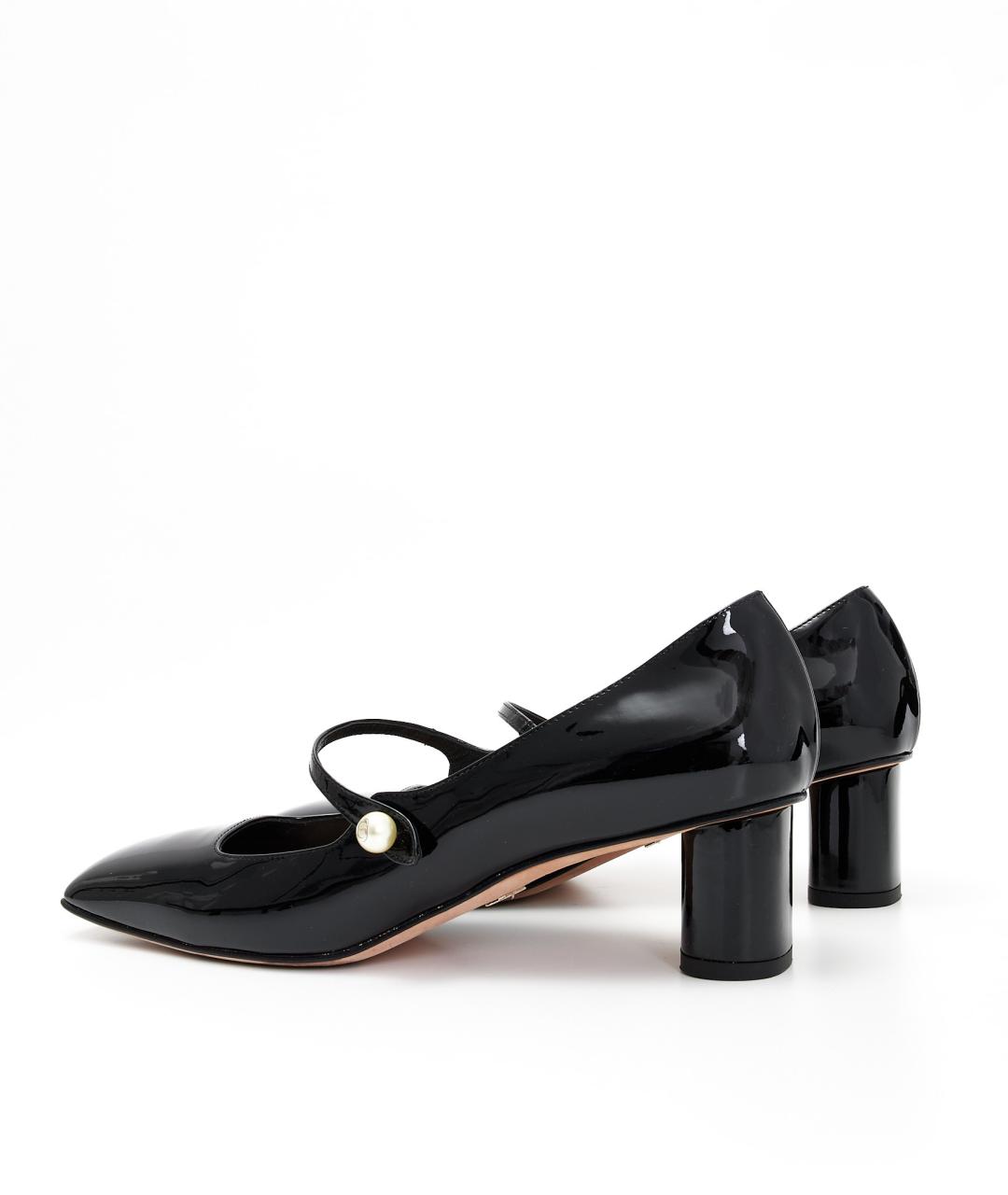 CHRISTIAN DIOR Черные туфли из лакированной кожи, фото 2