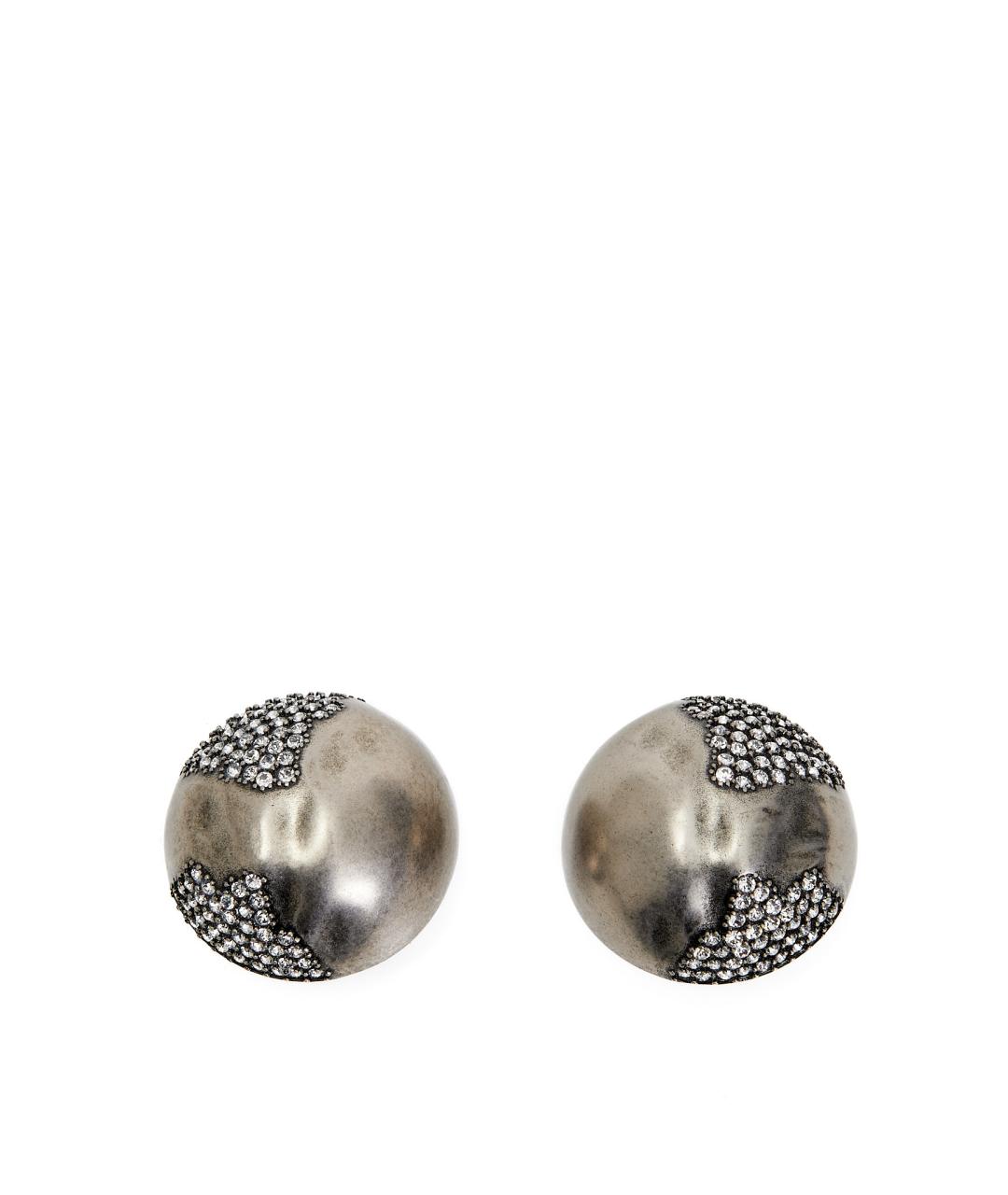 SAINT LAURENT Серебряные металлические клипсы, фото 4