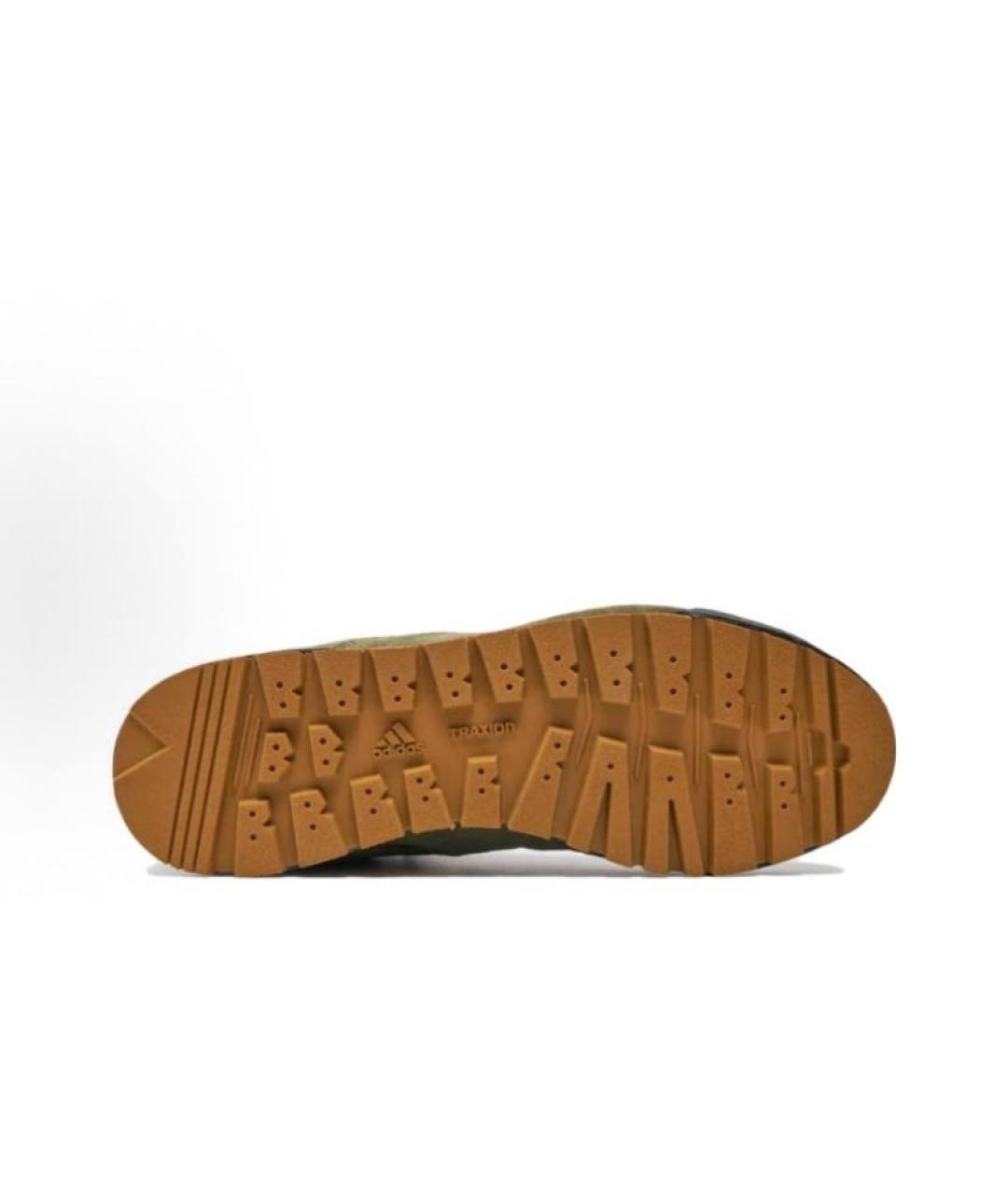 ADIDAS Хаки текстильные высокие кроссовки / кеды, фото 5