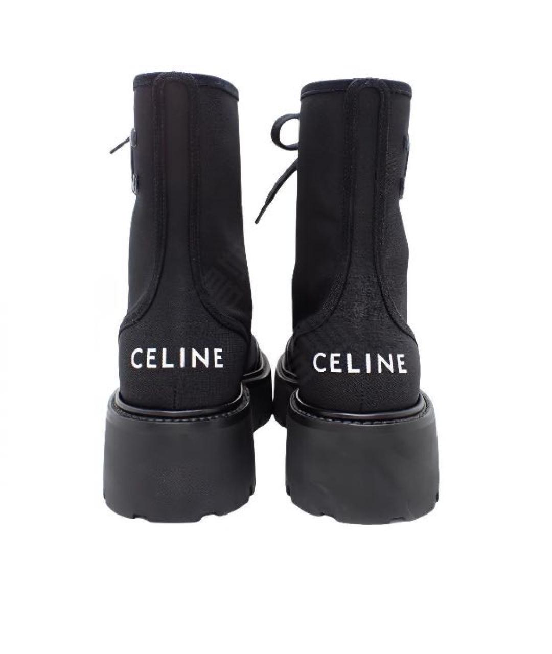 CELINE Черные сапоги, фото 4