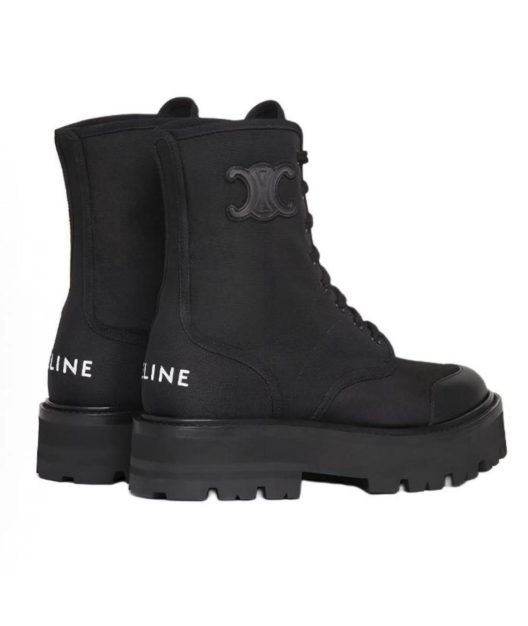 CELINE Черные сапоги, фото 3