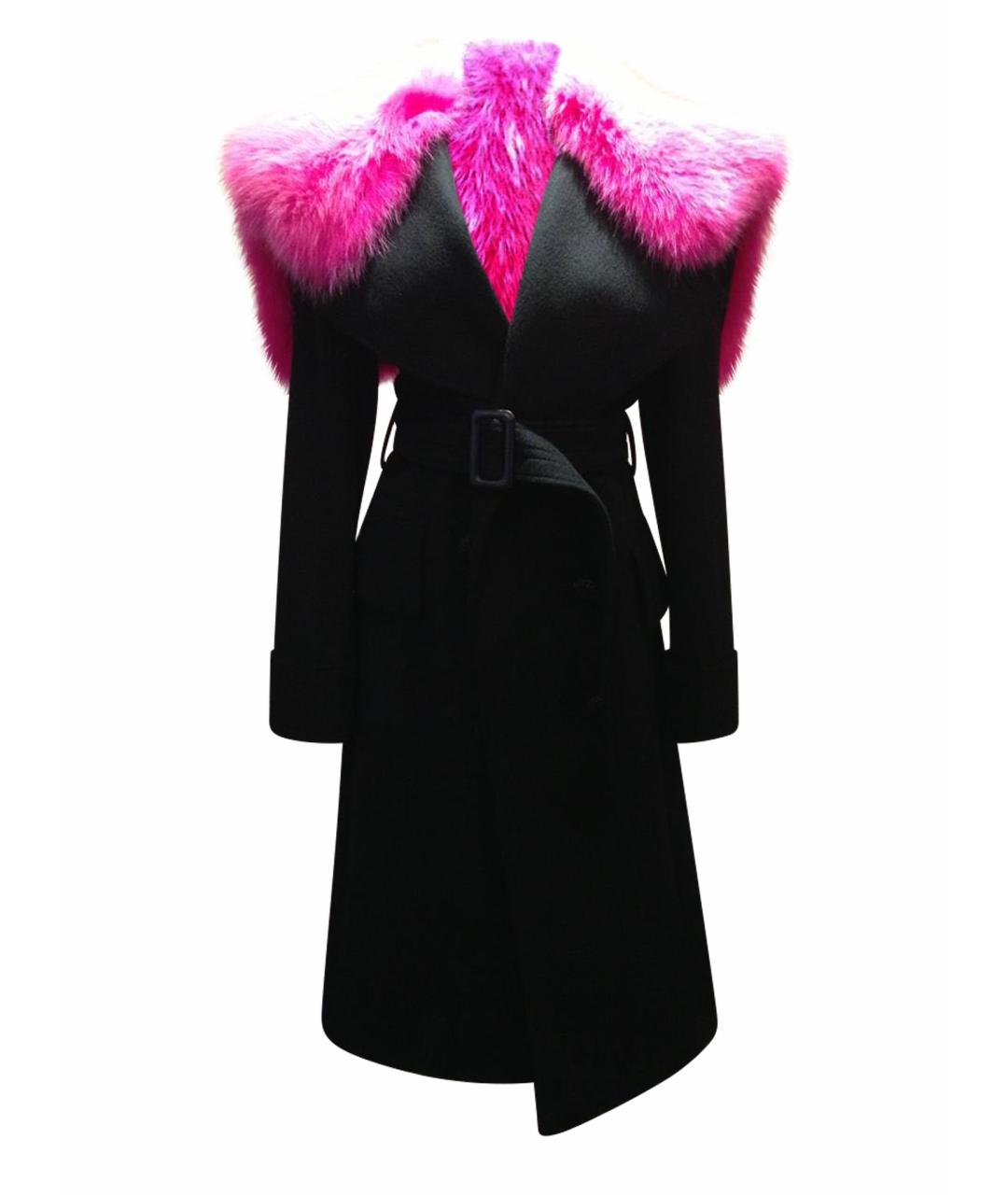 ESCADA Черное шерстяное пальто, фото 1