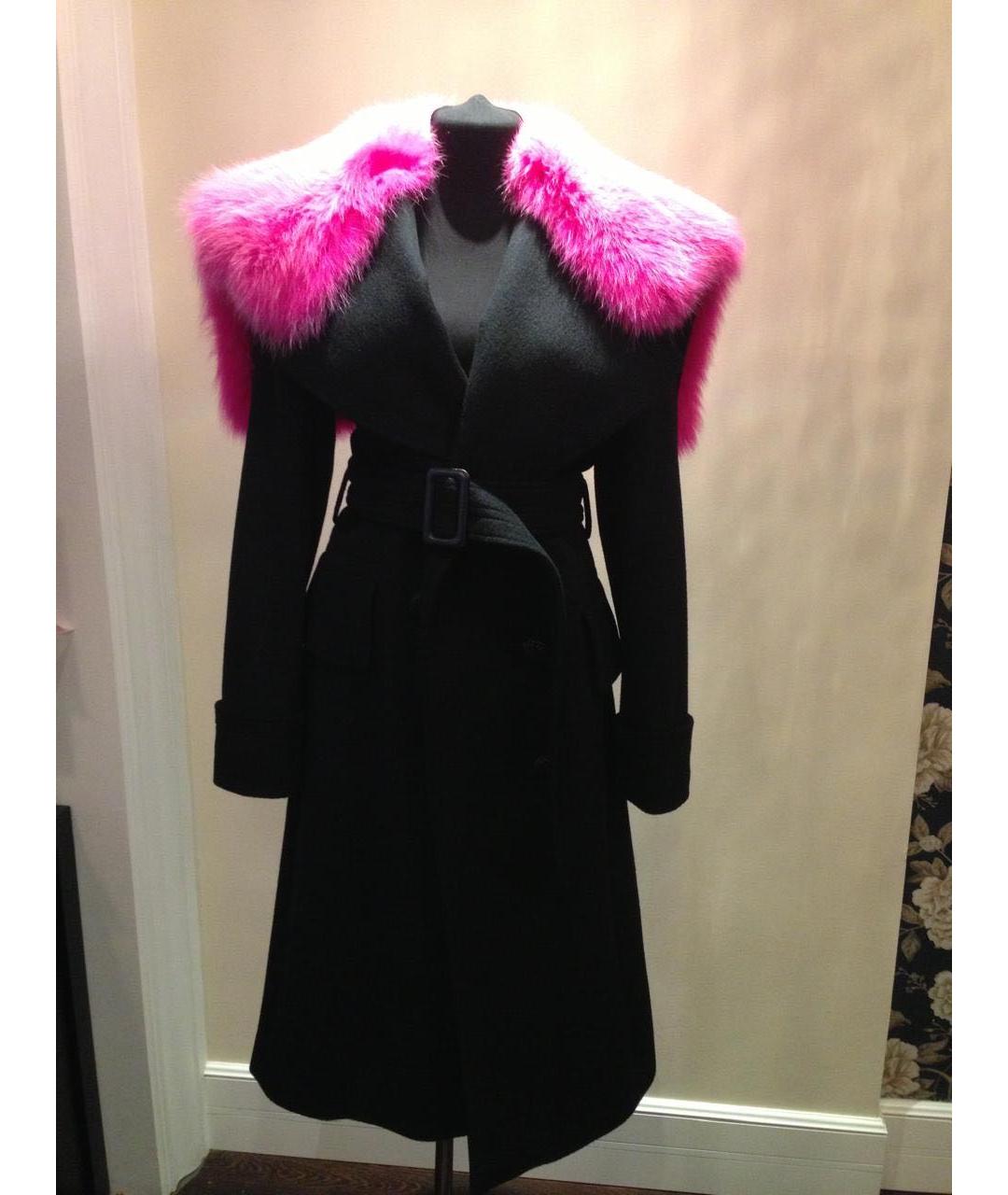 ESCADA Черное шерстяное пальто, фото 9