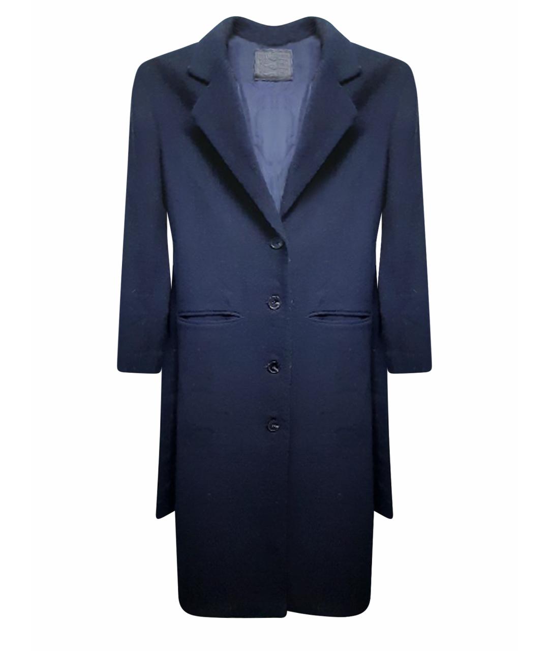 LEVI'S Темно-синее шерстяное пальто, фото 1