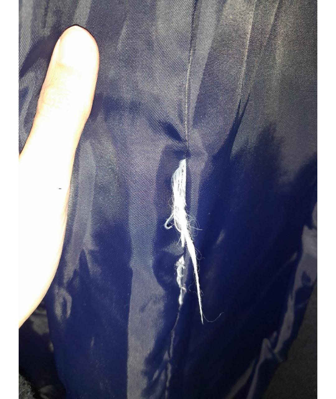 LEVI'S Темно-синее шерстяное пальто, фото 8