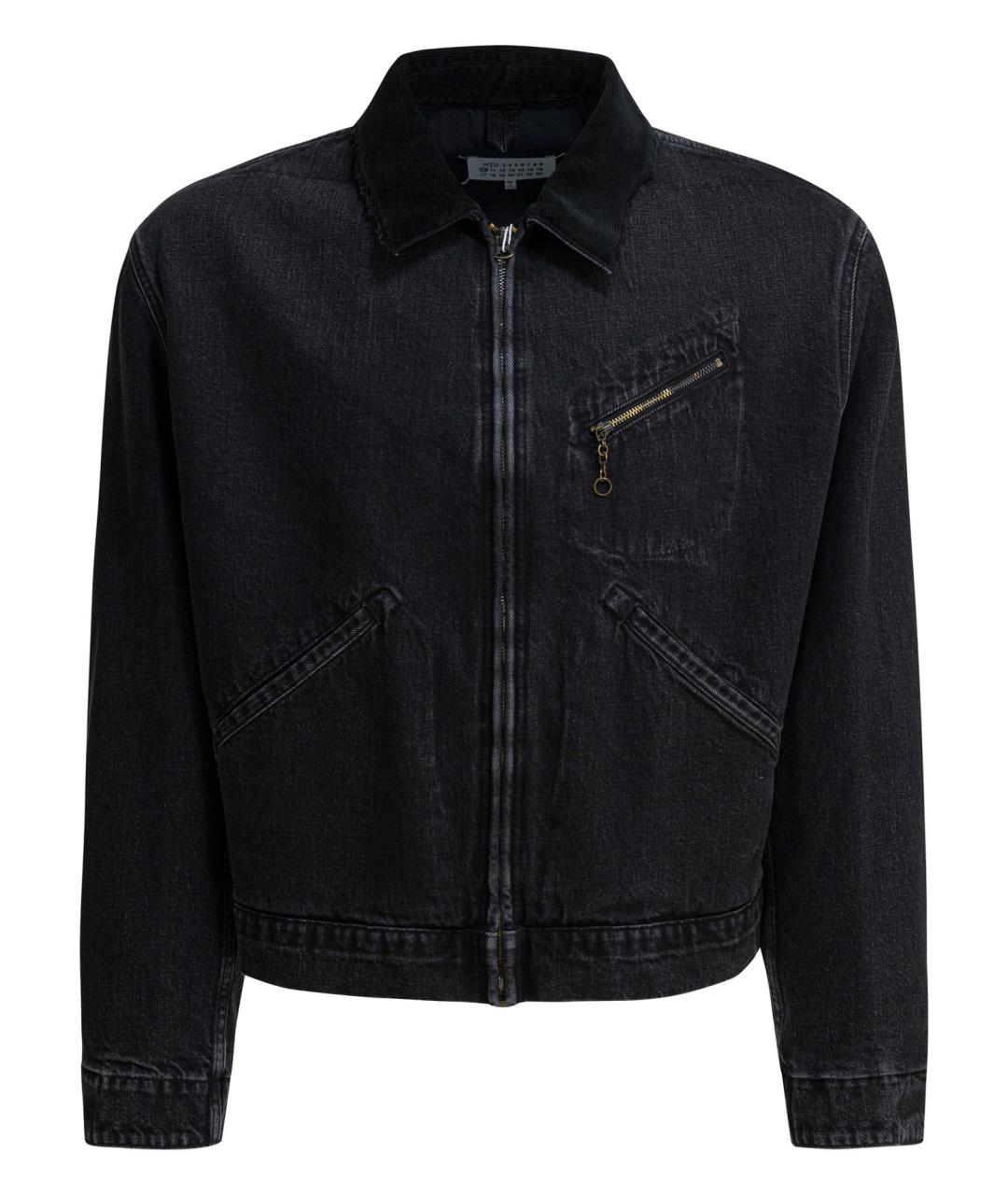 MAISON MARGIELA Черная хлопковая куртка, фото 1