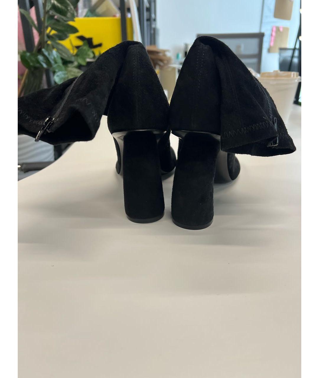 DRIES VAN NOTEN Черные замшевые ботильоны, фото 5
