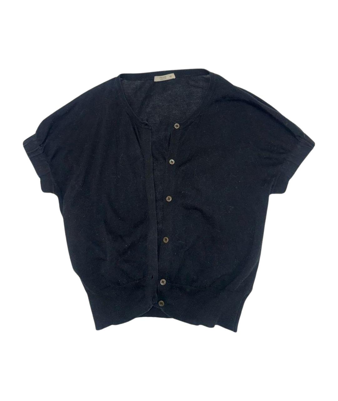 PRADA Черный хлопковый кардиган, фото 1