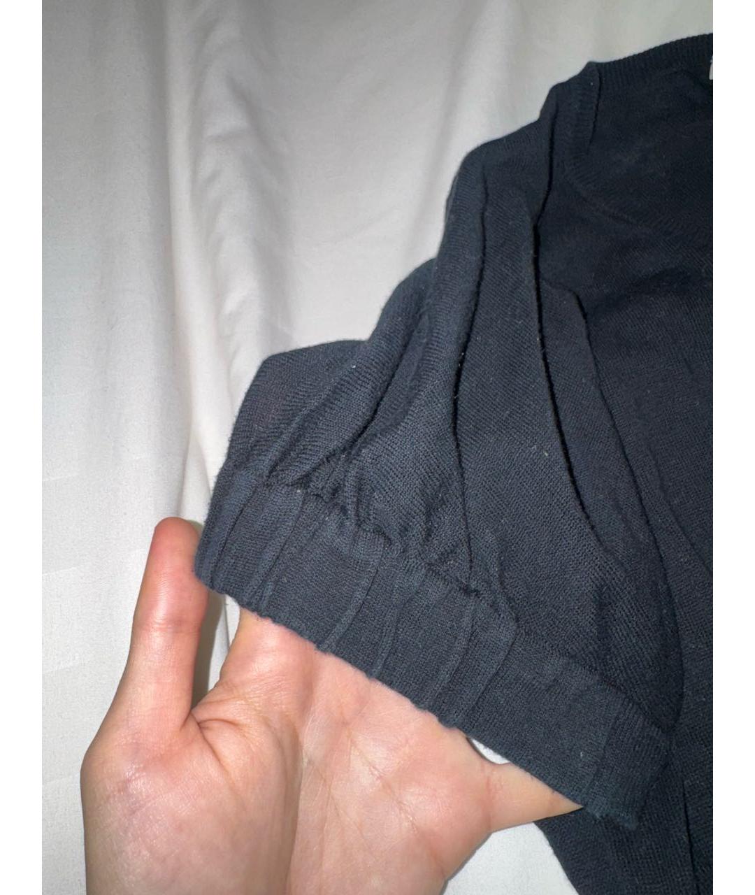 PRADA Черный хлопковый кардиган, фото 6