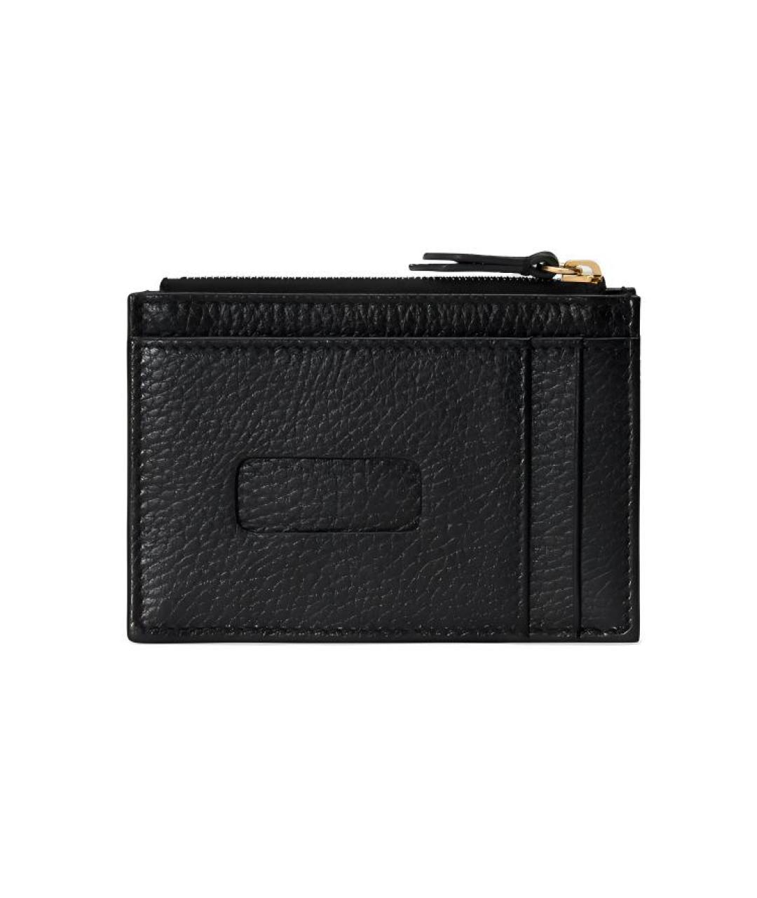 GUCCI Черный кожаный кошелек, фото 4