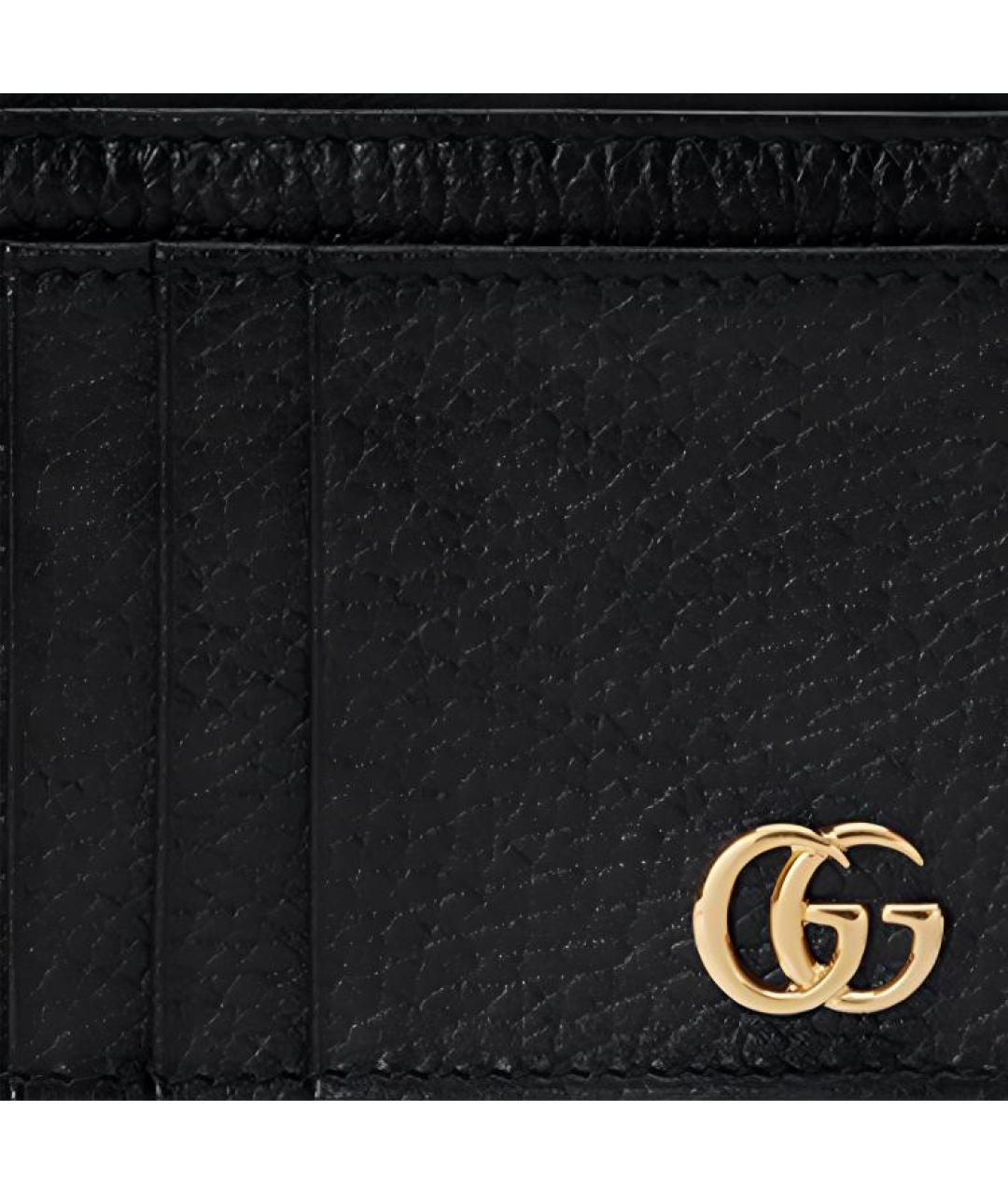 GUCCI Черный кожаный кошелек, фото 5