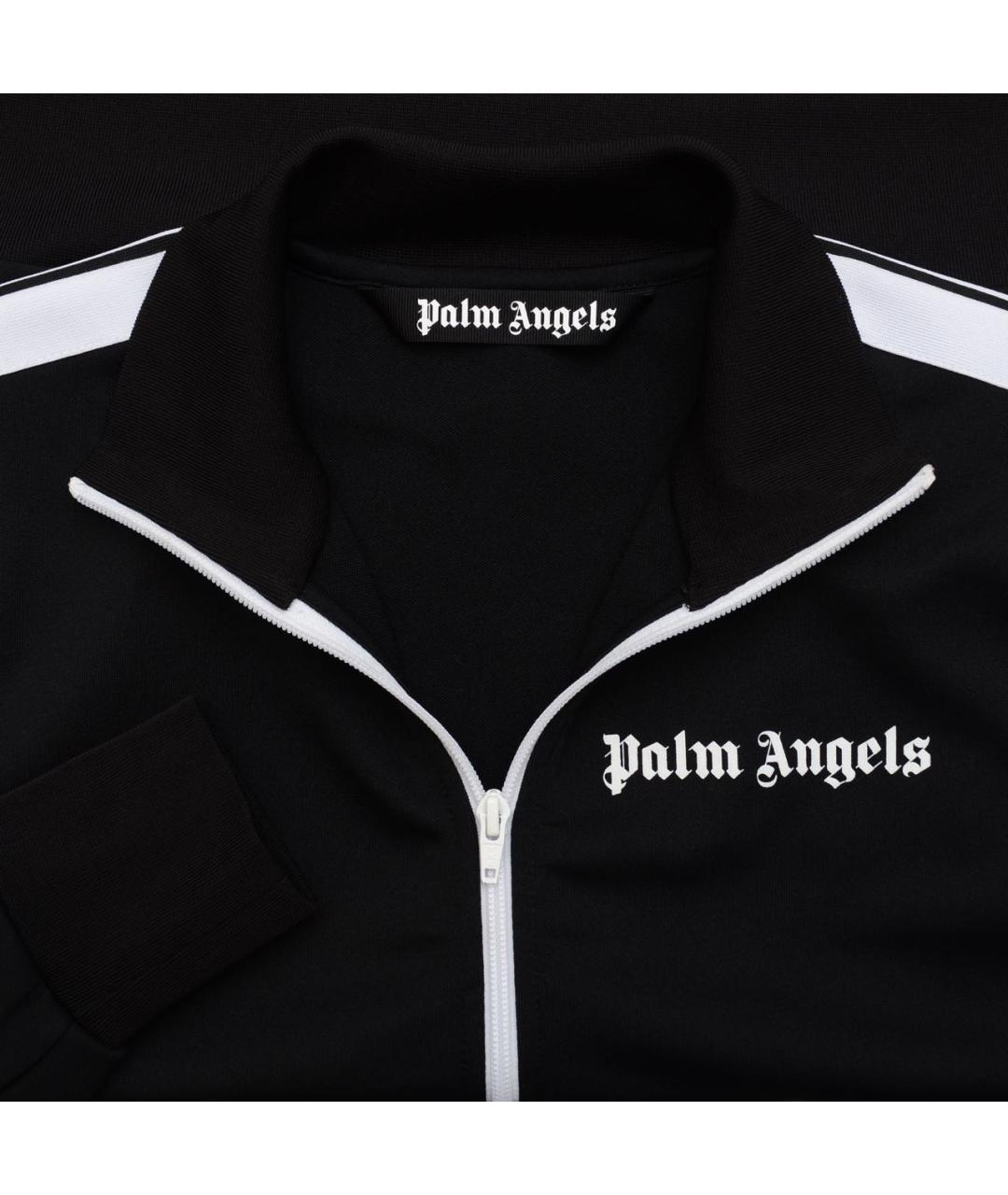 PALM ANGELS Черная полиэстеровая спортивная куртка, фото 3
