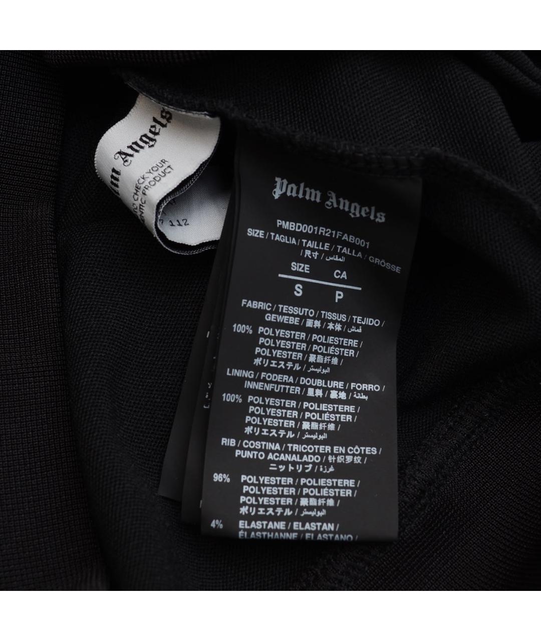 PALM ANGELS Черная полиэстеровая спортивная куртка, фото 4