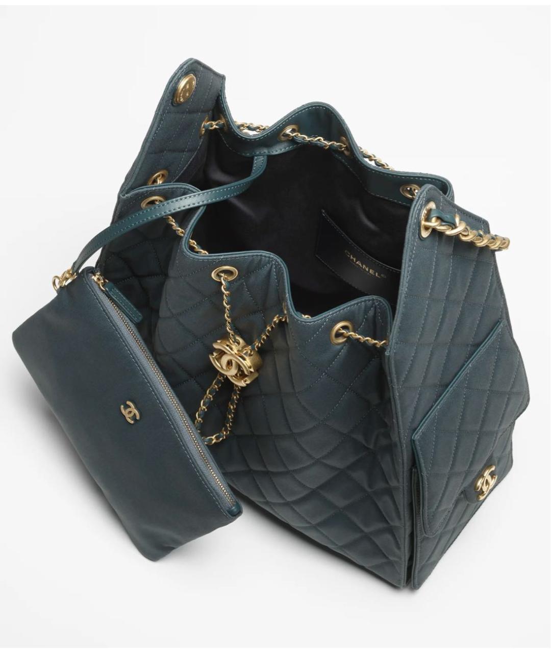 CHANEL Черная кожаная сумка через плечо, фото 2