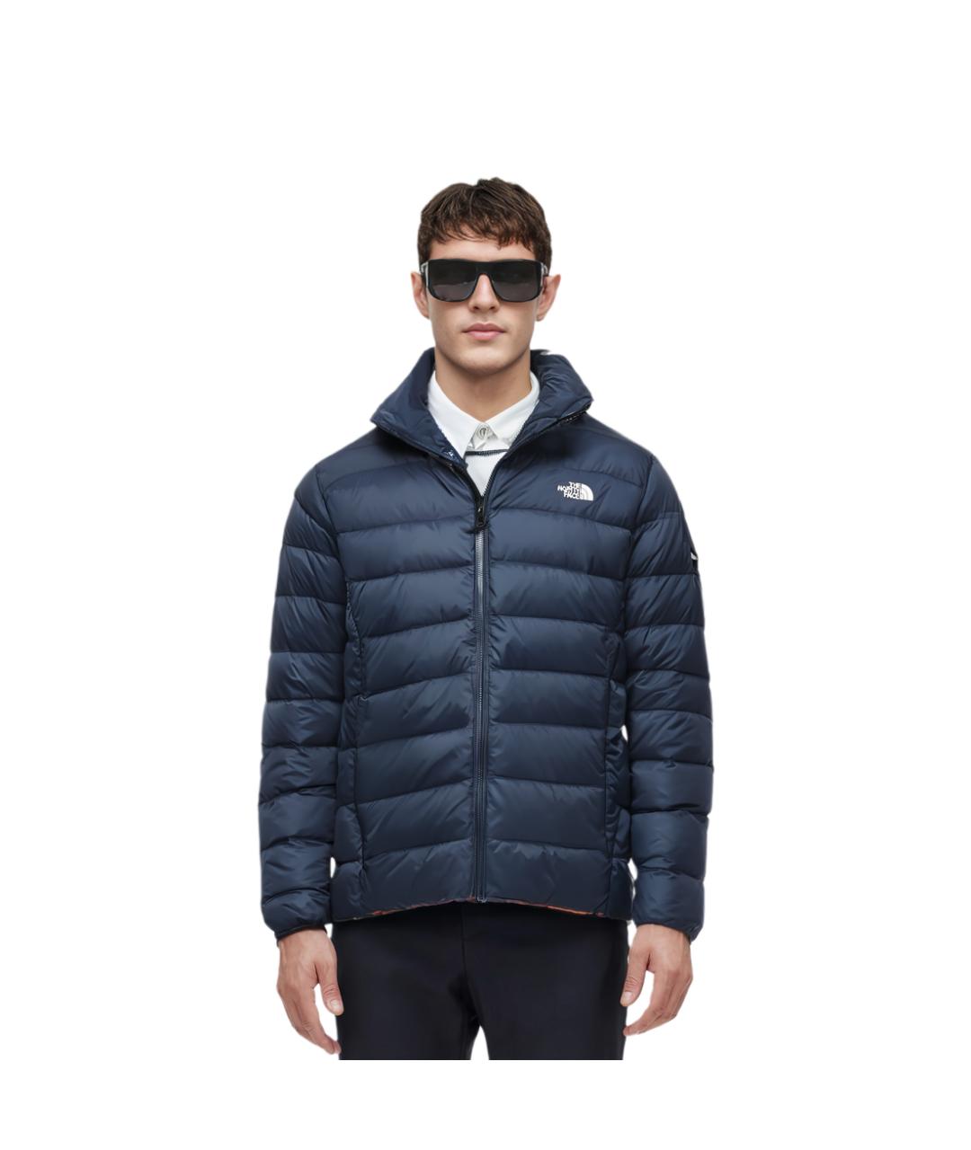 THE NORTH FACE Синий пуховик, фото 4