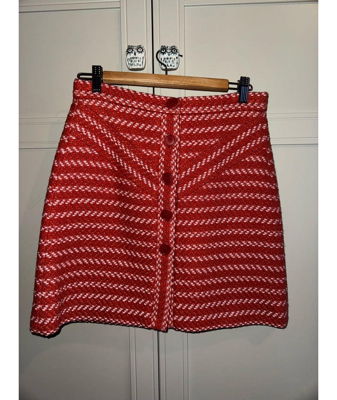 MAJE Мульти юбка мини, фото 7