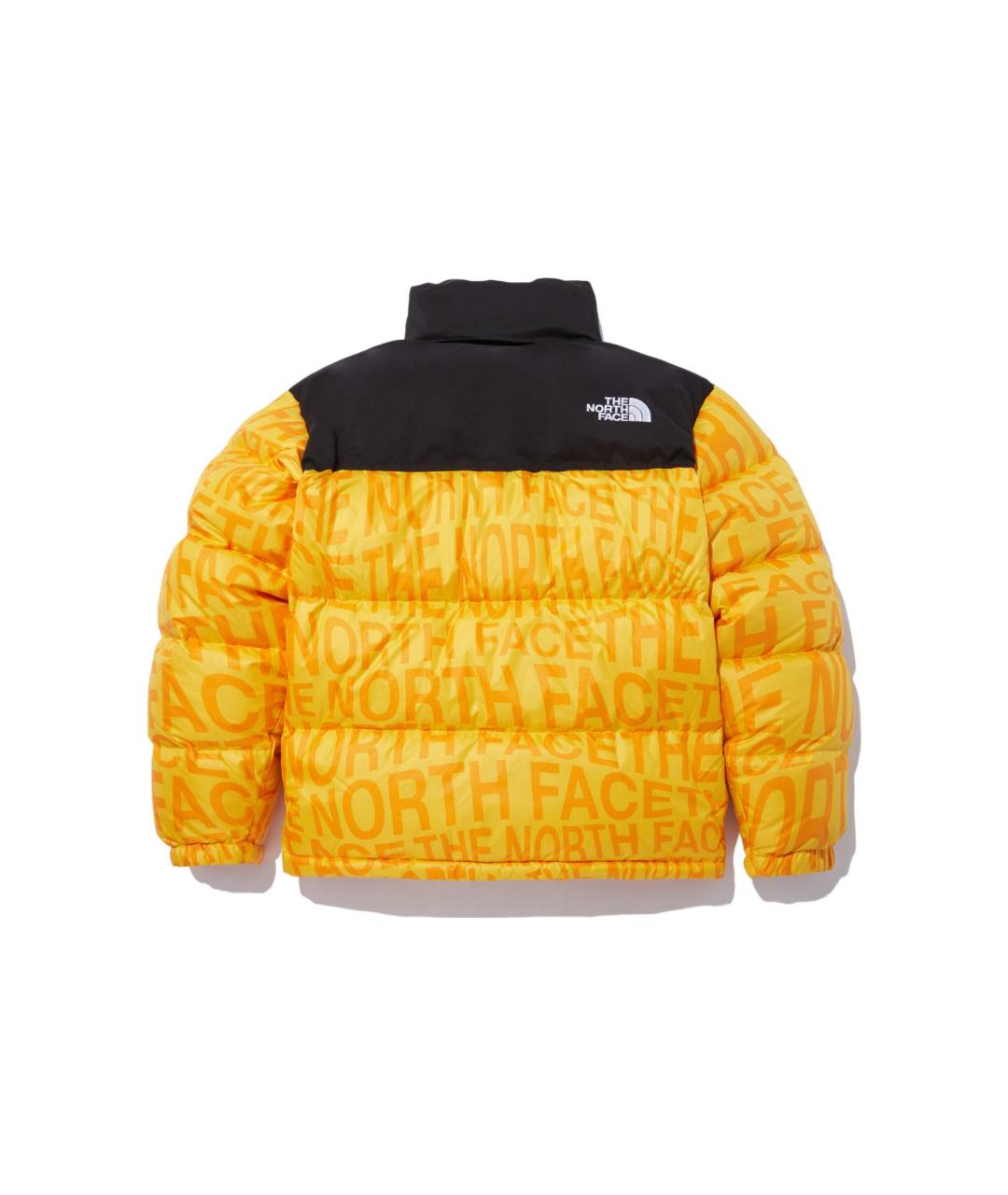 THE NORTH FACE Желтый пуховик, фото 2