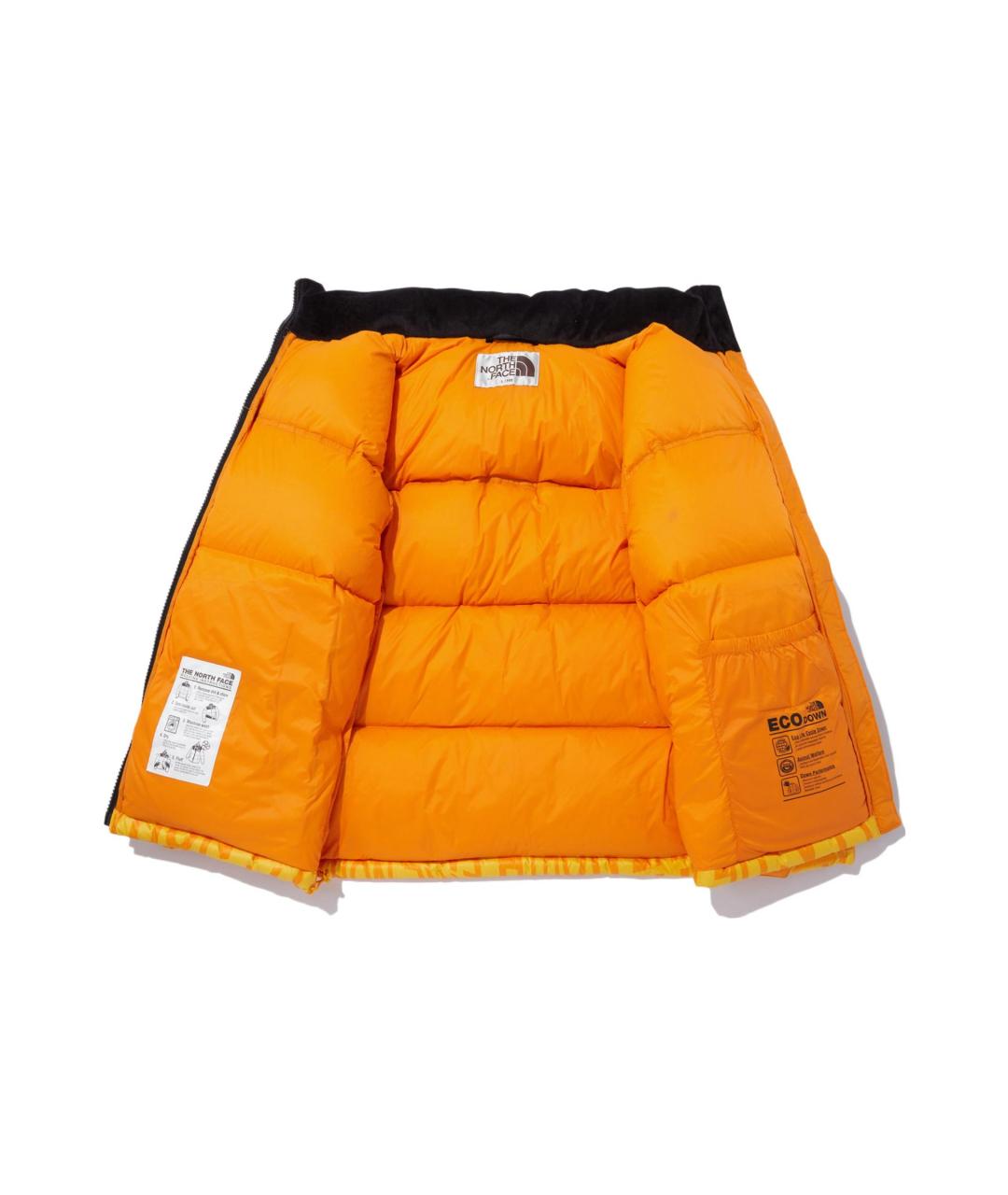 THE NORTH FACE Желтый пуховик, фото 3