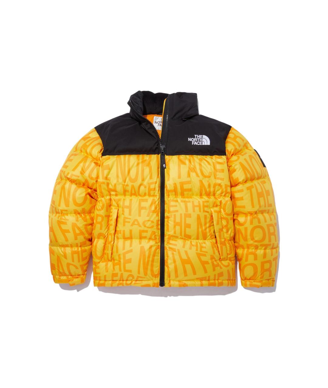 THE NORTH FACE Желтый пуховик, фото 1