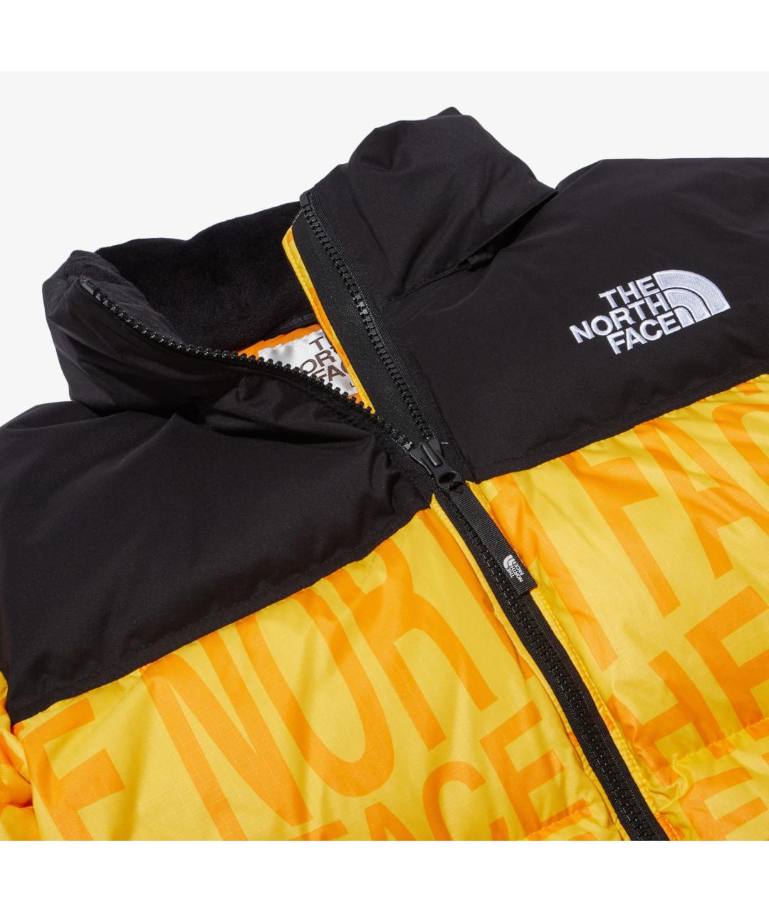 THE NORTH FACE Желтый пуховик, фото 5