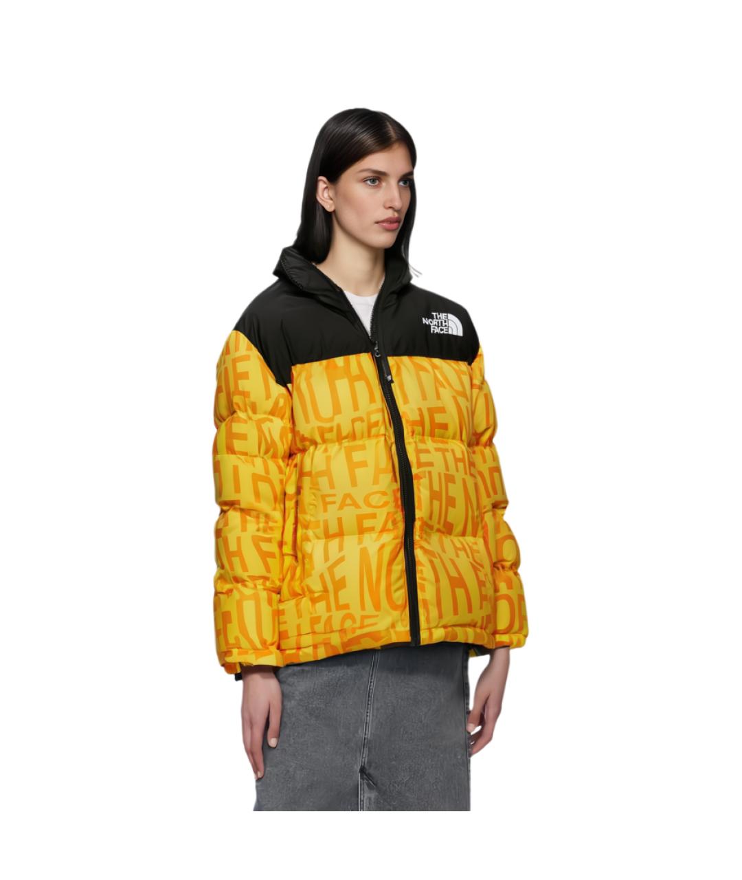 THE NORTH FACE Желтый пуховик, фото 4