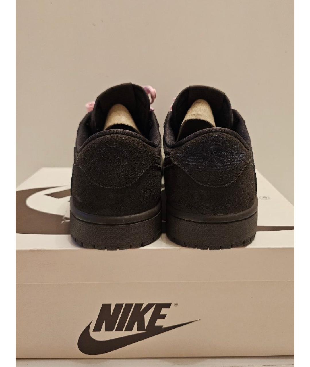 JORDAN Коричневые замшевые кеды, фото 4