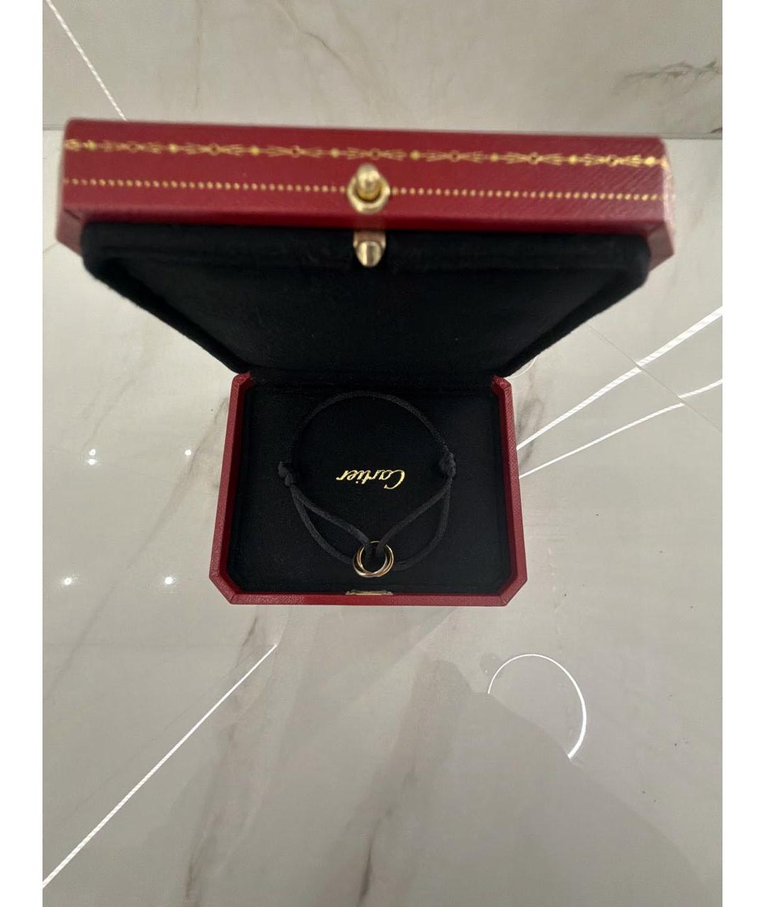 CARTIER Черный браслет из желтого золота, фото 2