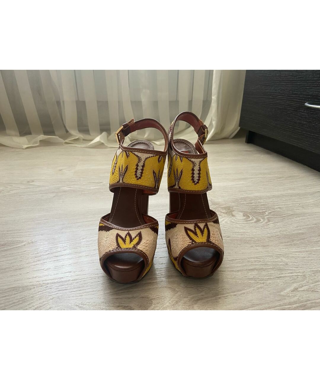 MISSONI Текстильные босоножки, фото 2
