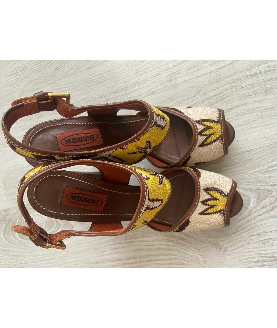 MISSONI Текстильные босоножки, фото 3