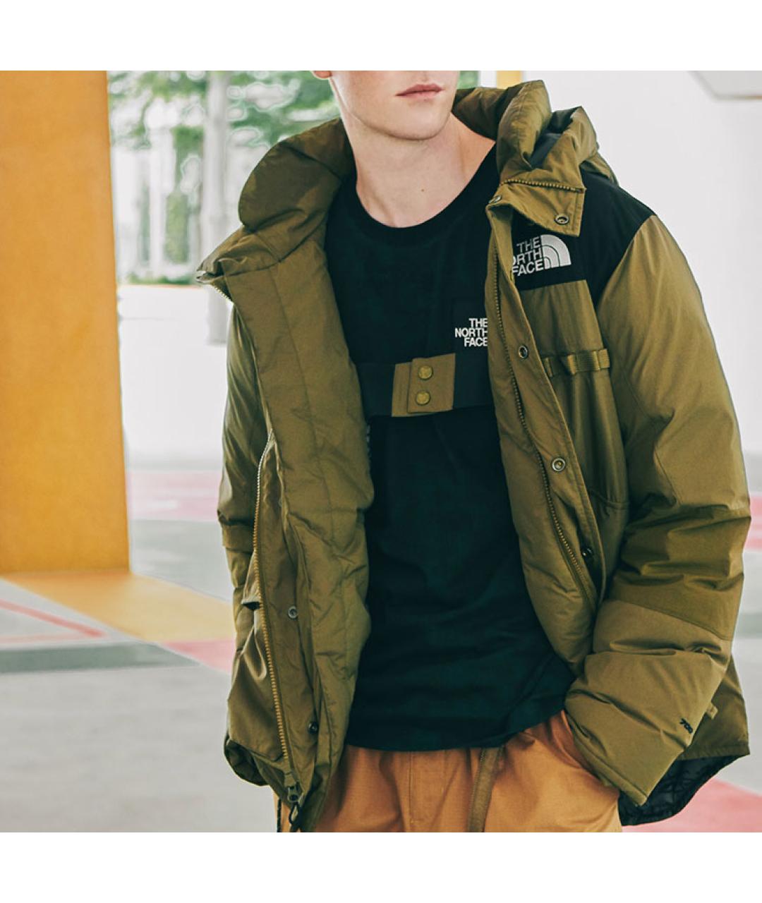 THE NORTH FACE Зеленый пуховик, фото 4