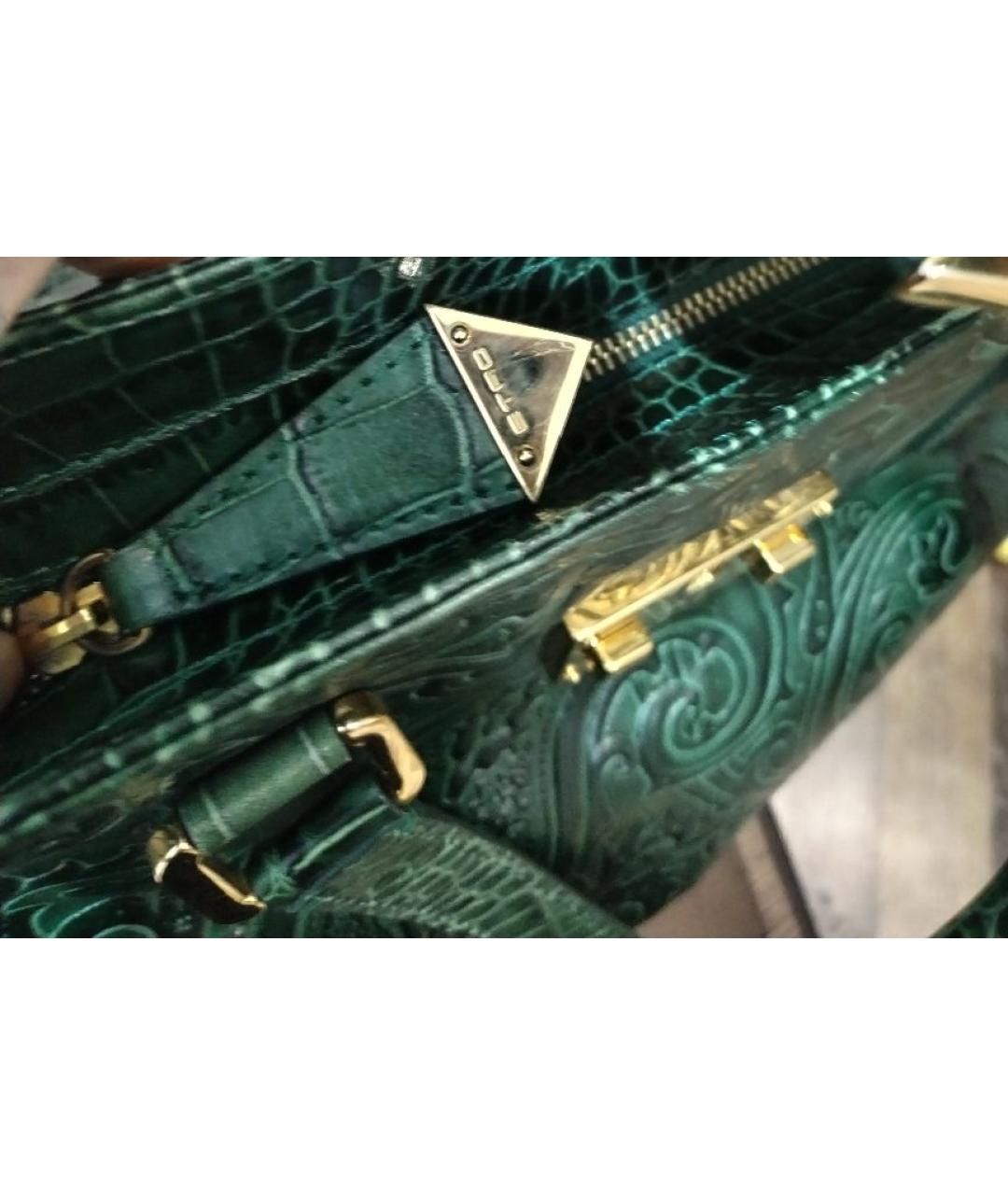 ETRO Зеленая кожаная сумка через плечо, фото 4