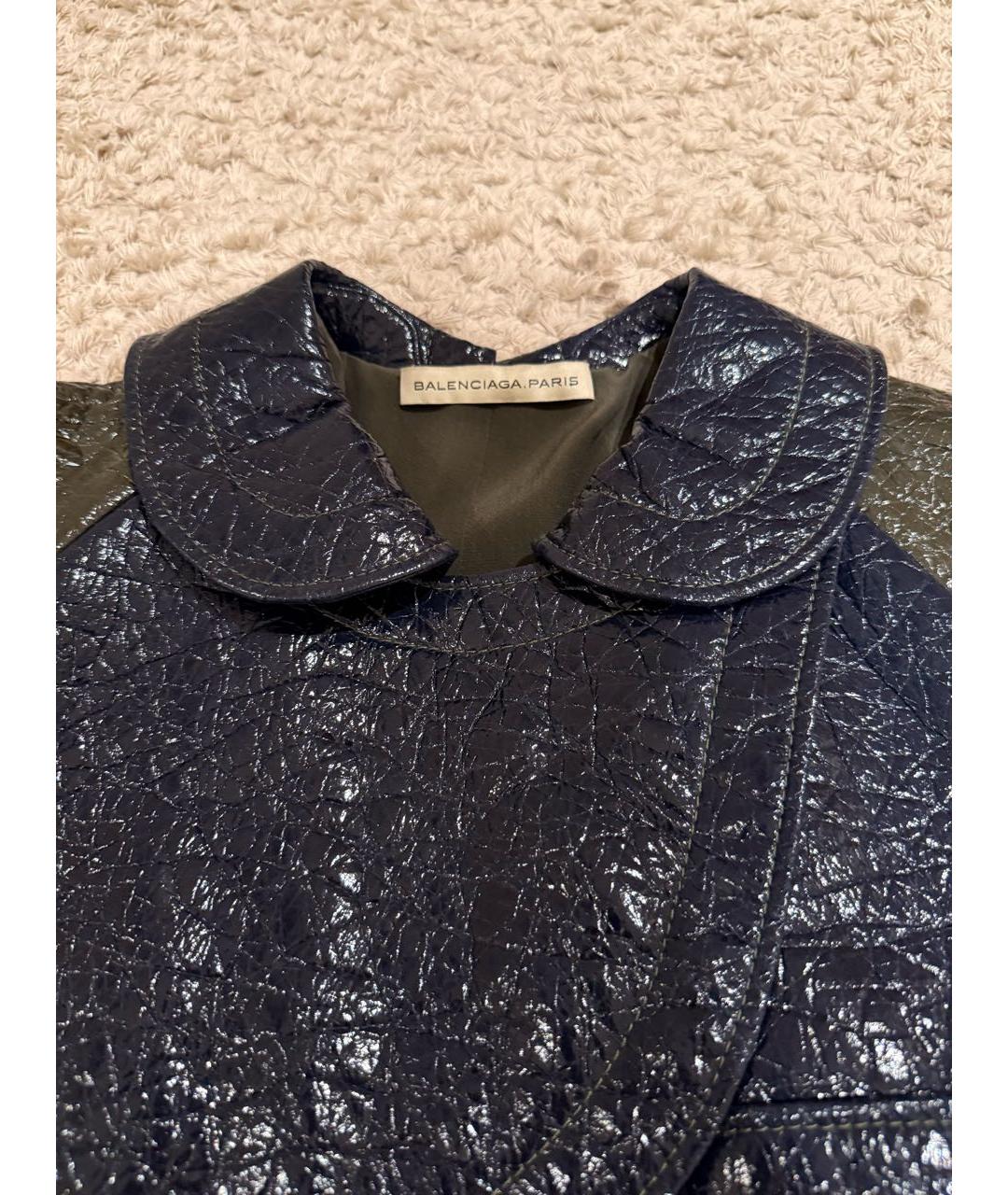 BALENCIAGA Мульти кожаный тренч/плащ, фото 3