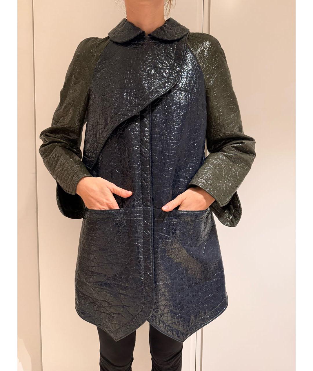 BALENCIAGA Мульти кожаный тренч/плащ, фото 5