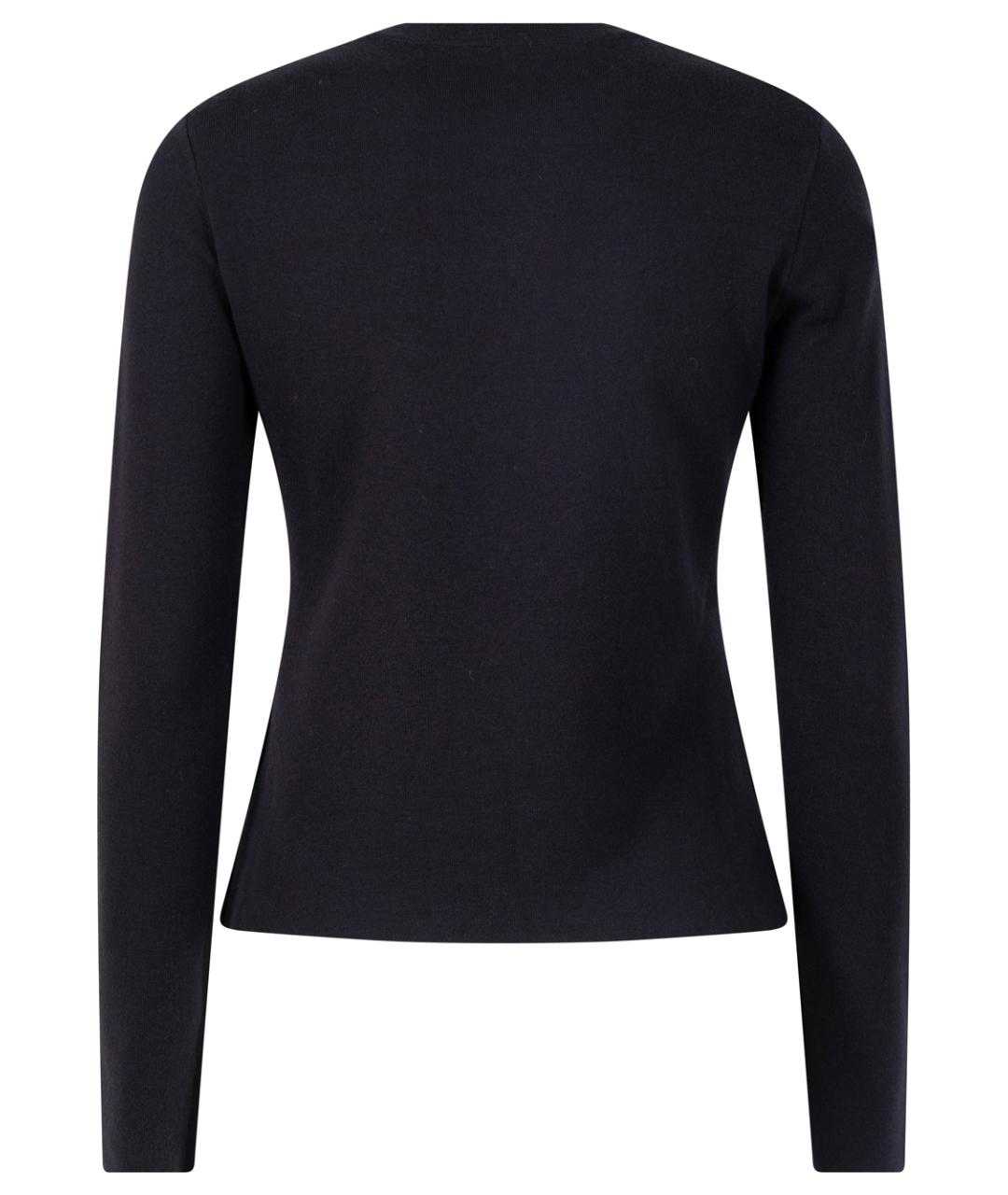 MAX MARA Темно-синий вискозный джемпер / свитер, фото 2