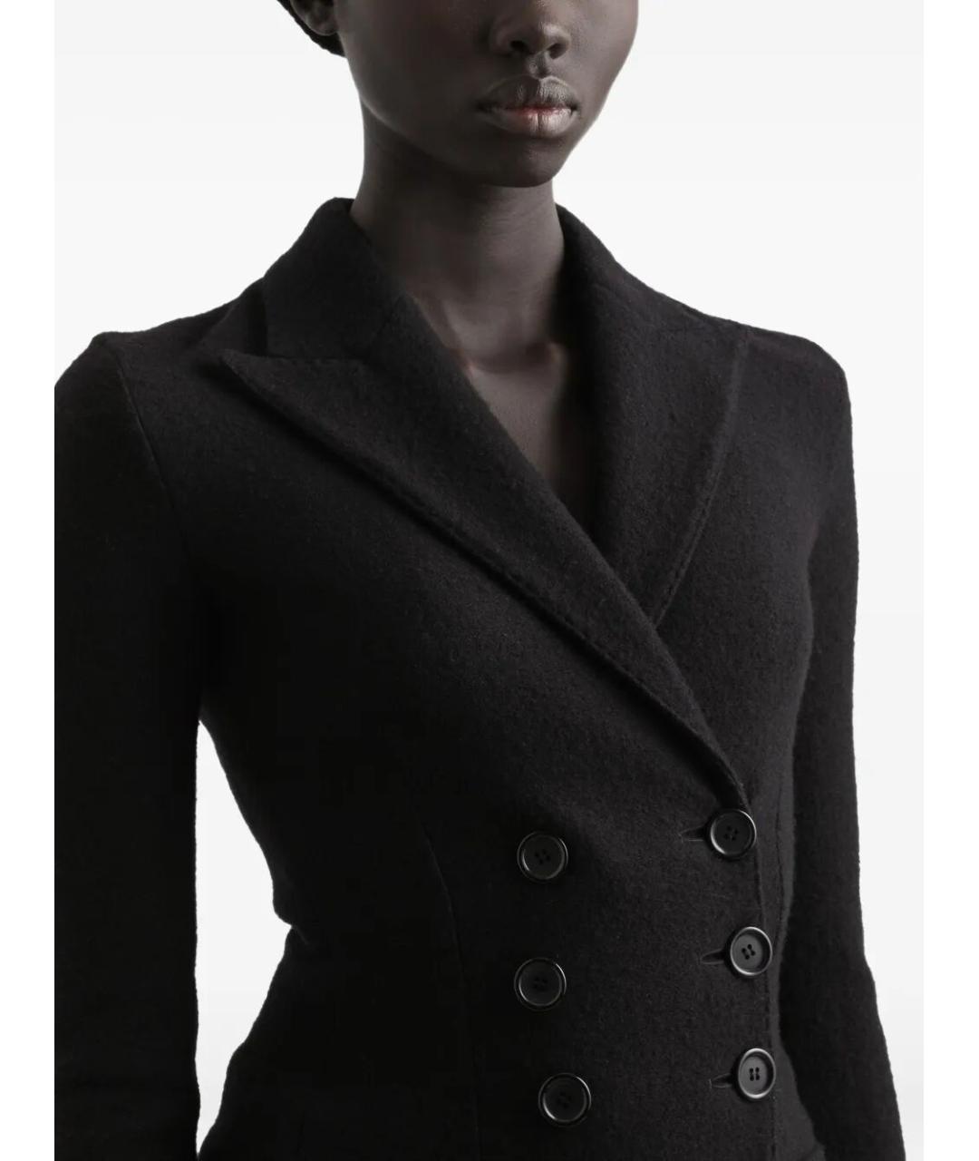 DOLCE&GABBANA Черный шерстяной жакет/пиджак, фото 5
