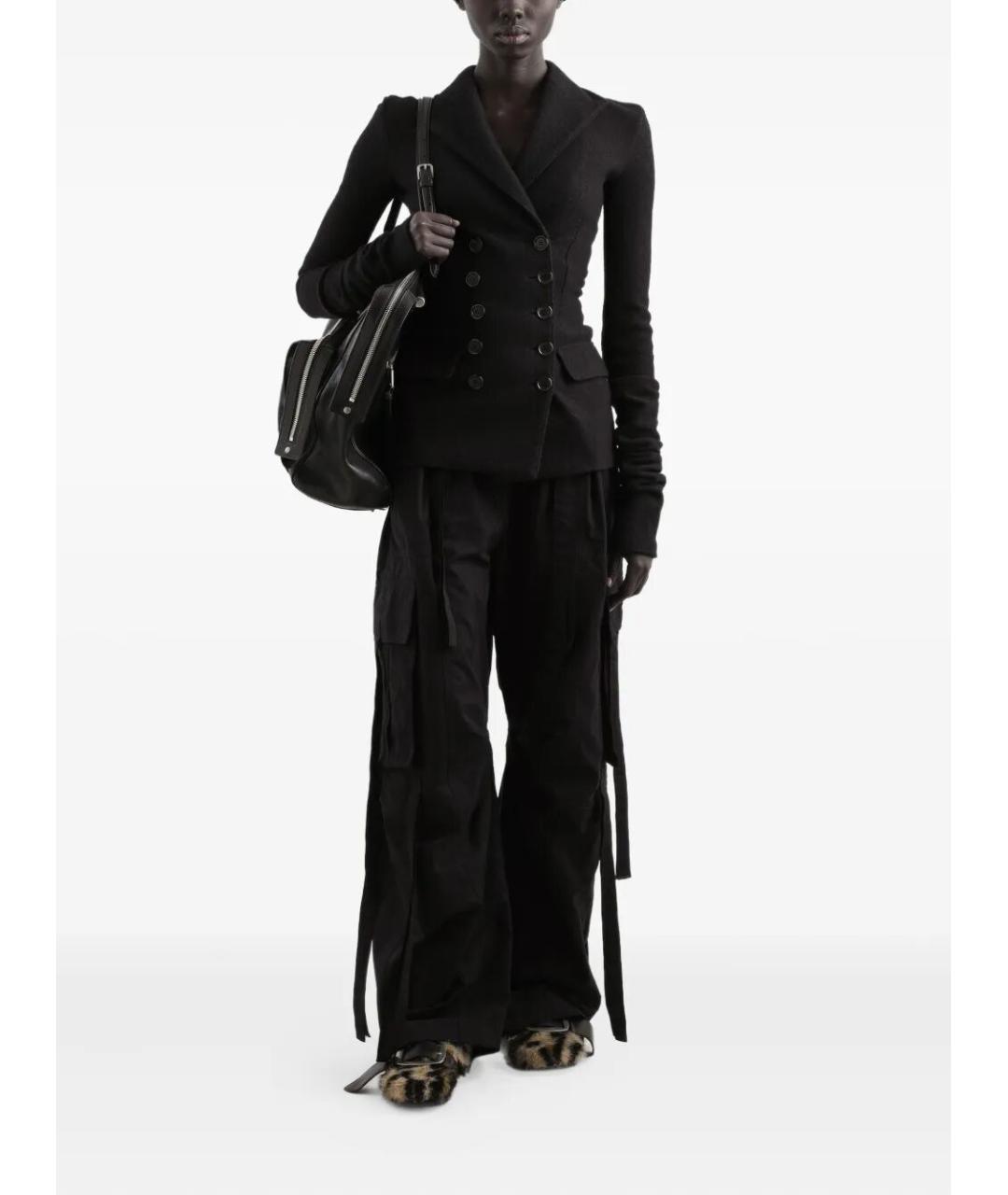 DOLCE&GABBANA Черный шерстяной жакет/пиджак, фото 2