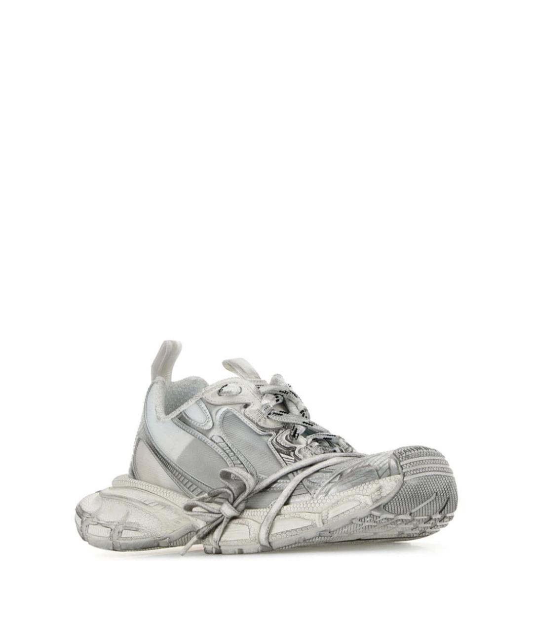 BALENCIAGA Серые синтетические кроссовки, фото 2