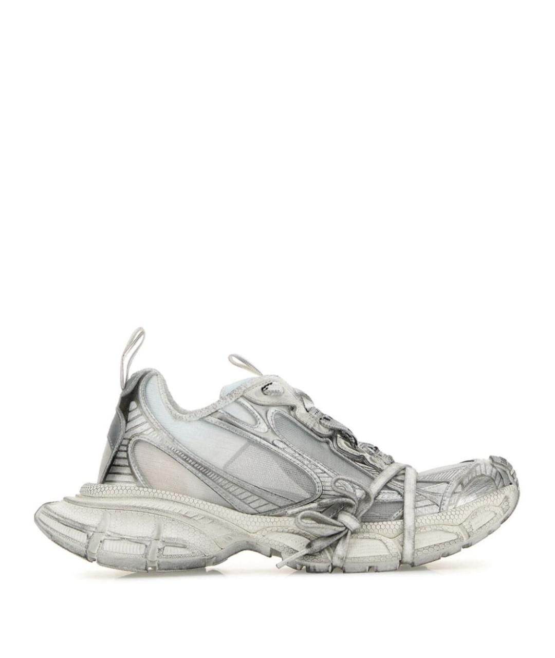 BALENCIAGA Серые синтетические кроссовки, фото 1