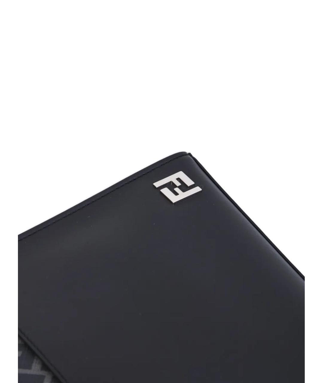 FENDI Черная кожаная папка для документов, фото 4
