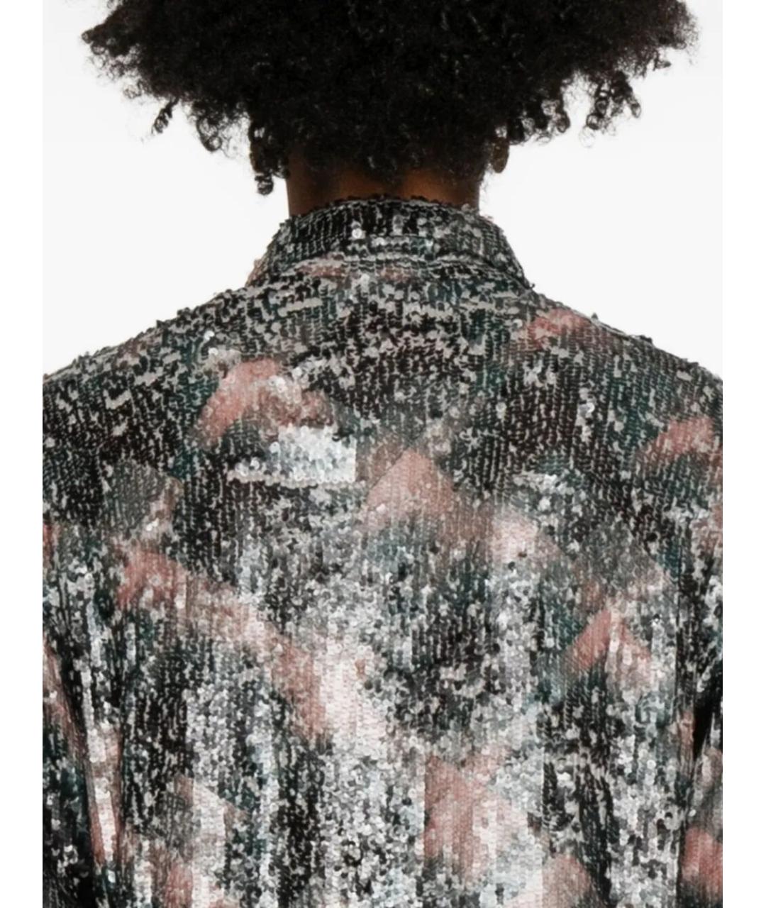 DRIES VAN NOTEN Мульти шелковая рубашка, фото 5