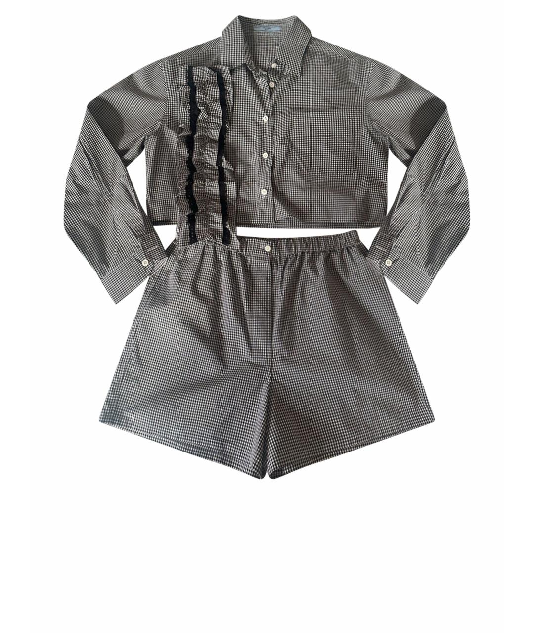 PRADA Мульти хлопковый костюм с брюками, фото 1