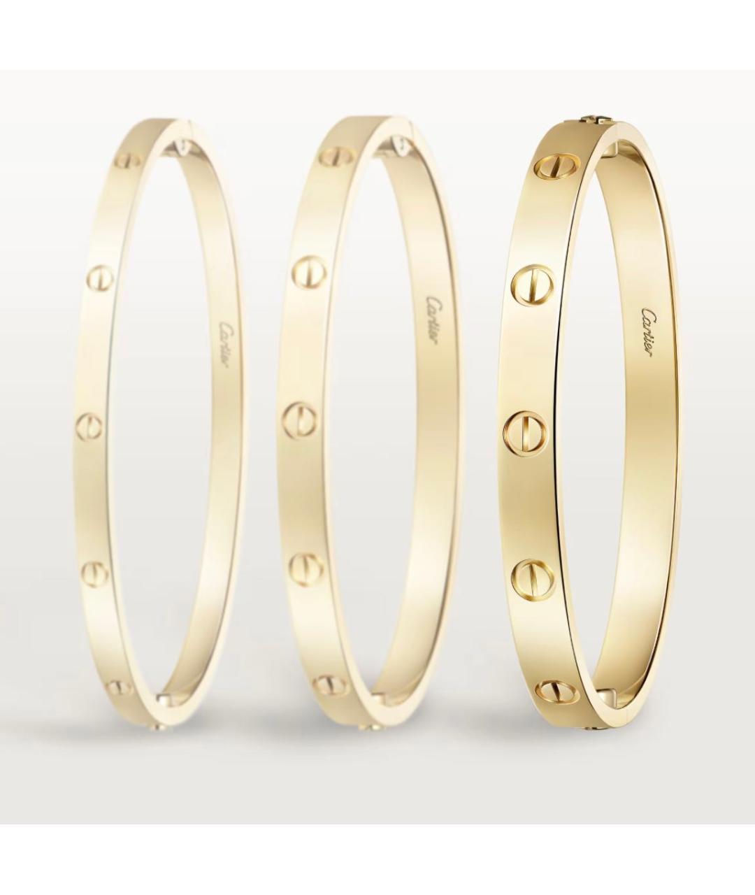 CARTIER Браслет из желтого золота, фото 5