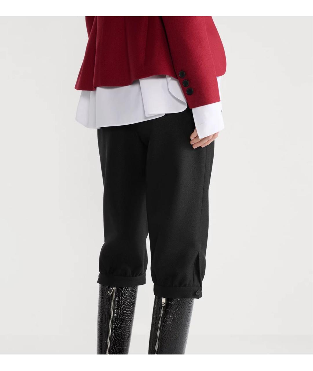 CHRISTIAN DIOR Черные шерстяные бриджи, фото 5